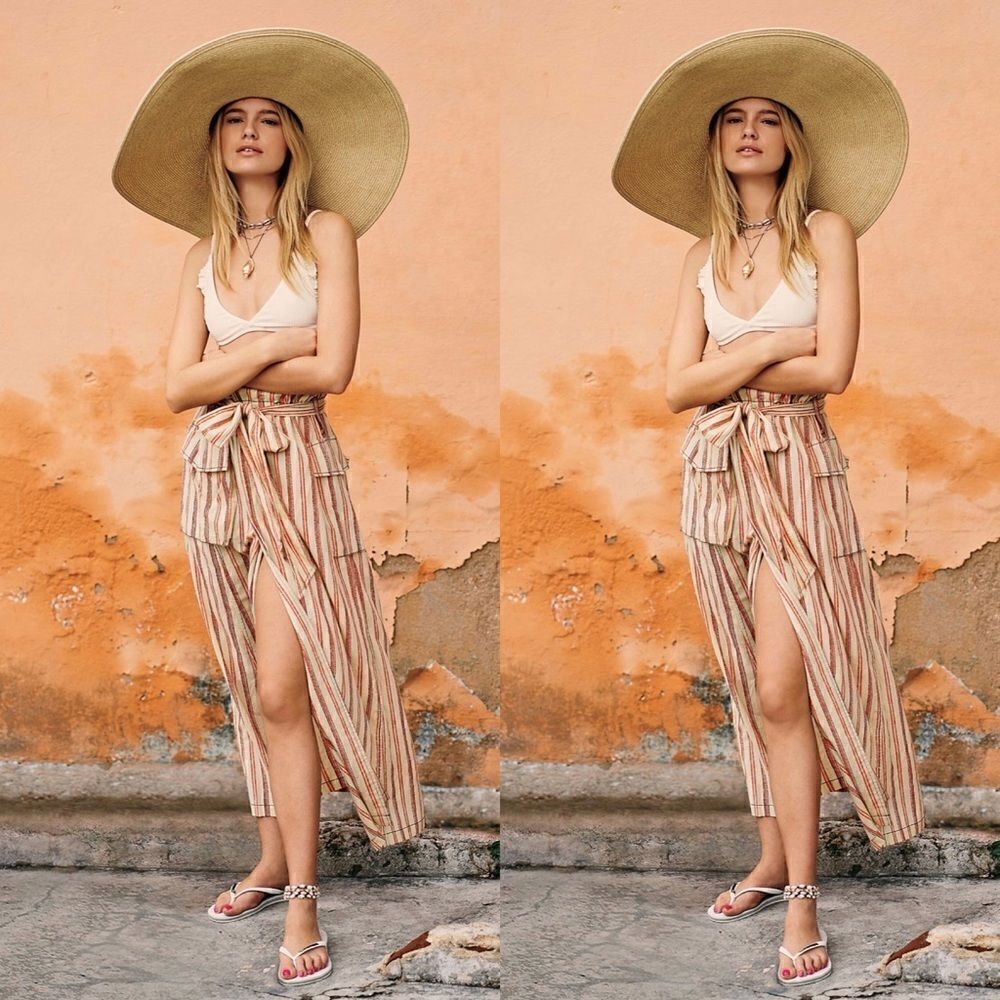 FREE PEOPLE One Natalia Striped Skirt